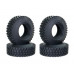 1.9 Crawler Tire 100mm For Defender D90 D110 TF2 SCX10 Type A (4) Black