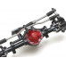 Complete Assembled Scale PHAT Front Axle Version 2 for D90/D110 Red