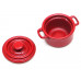 Scale Accessories - Ceramic Cooking Pot Red