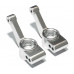 Aluminum Rear Knuckles - 1 Pair Silver