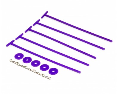 Tire Holder Tools For 1/10 & 1/8 Rc (5Pcs) Purple