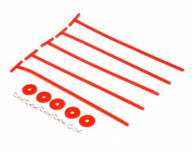 Tire Holder Tools For 1/10 & 1/8 Rc (5Pcs) Red