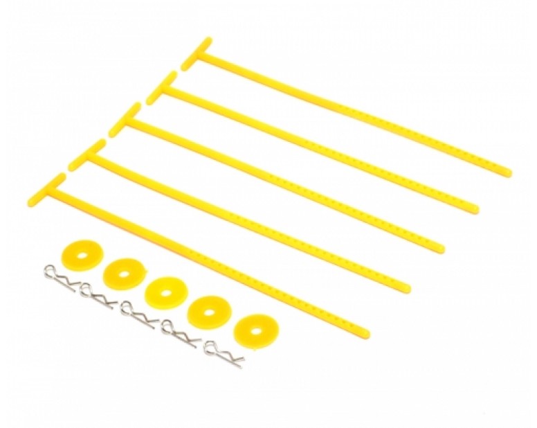 Tire Holder Tools For 1/10 & 1/8 Rc (5Pcs) Yellow Tool