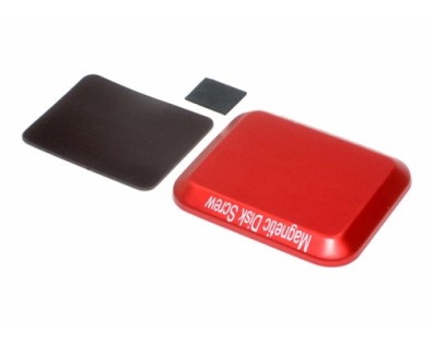 Aluminum Screw Tray With Magnetic Pad For RC Car (108MM X88MM) Red