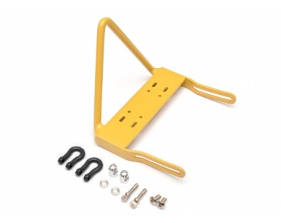 Steel Front Bumper B With Towing Hooks  - 1 Set Yellow