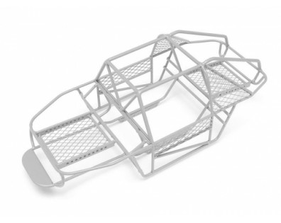 Steel Roll Cage for Axial SCX10 with High Stinger Bumper Gun Metal