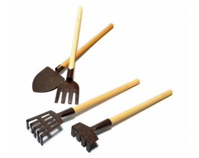 RC Scale Accessories - Shovel & Straw Fork 4 Pieces Set