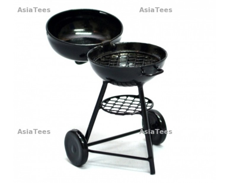 RC Scale Accessories - Barbeque Grill Round Type