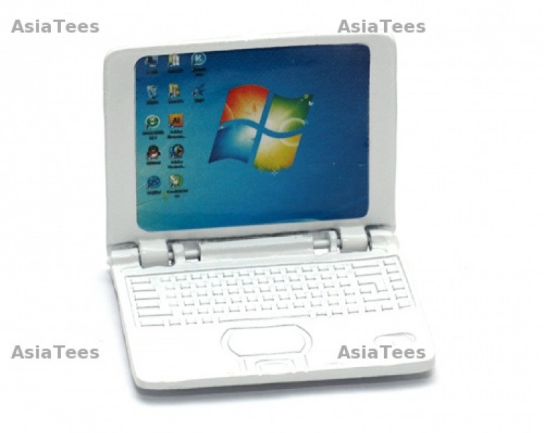 RC Scale Accessories - Laptop (White) 