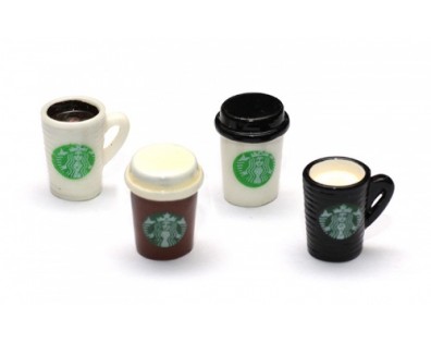 RC Scale Accessories - Mug Coffee Cup Drinks (4/Set)