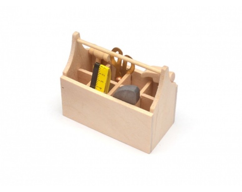Scale Accessories Wooden Toolbox