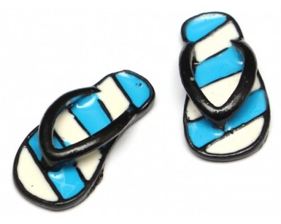 Scale Accessories - Slippers Blue/White