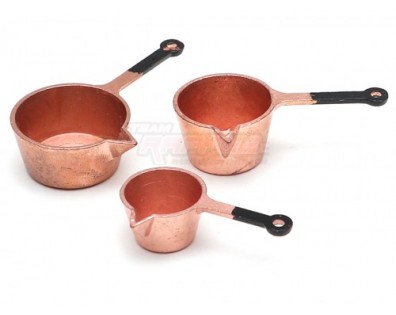 Scale Accessories - Copper Pot Set