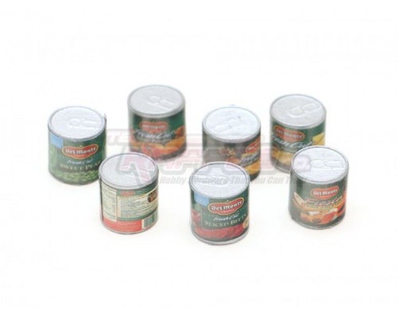 RC Scale Accessories - Food Can (7/Set)