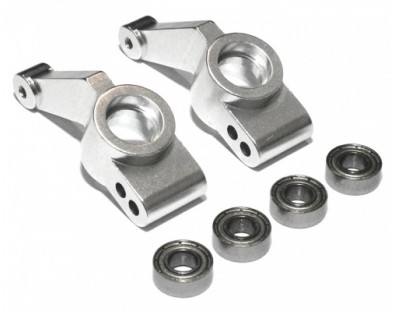 Aluminum Rear Knuckles - 1 Pair Silver