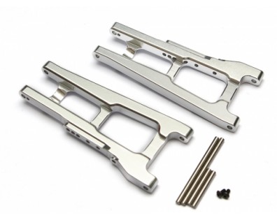 Aluminum Front / Rear Lower Arm -1 Pair Silver