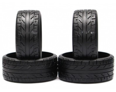 Drift Tire with Realistic Tire Pattern (4pcs) For 1/10 RC Car