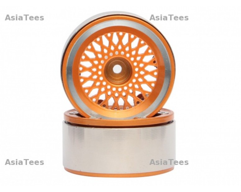 EVO™ 1.9 High Mass Beadlock Aluminum Wheels Orange Color (2/Set)