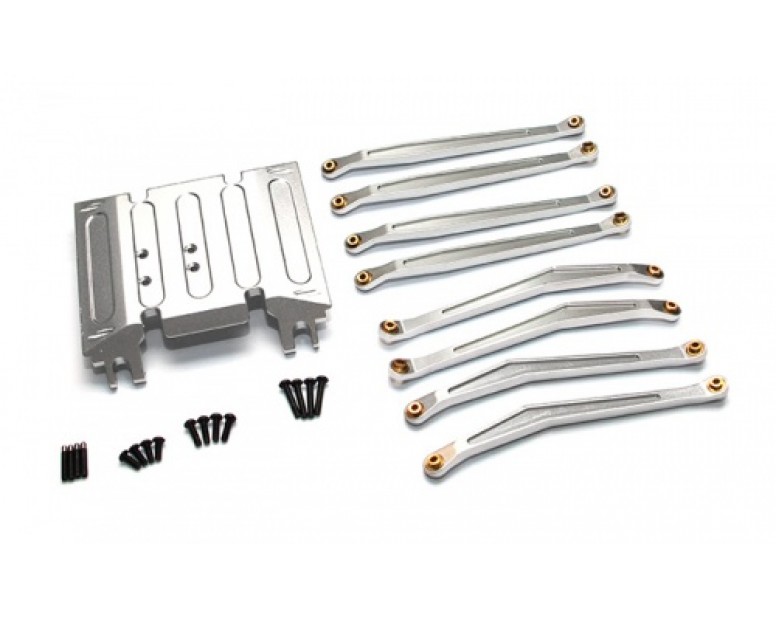 Linkage Combo Set With Tool Box - 3 Items Silver