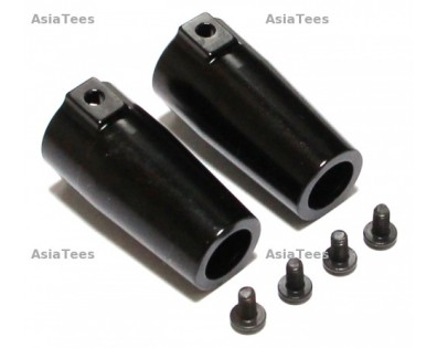 Aluminum Rear Knuckle - 1 Pair Black