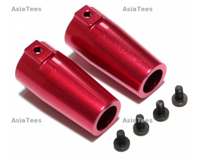 Aluminum Rear Knuckle - 1 Pair Red