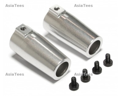 Aluminum Rear Knuckle - 1 Pair Silver