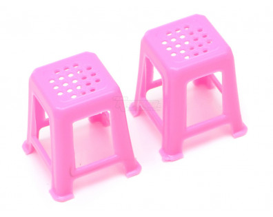 Scale Accessories - Stool (2) Pink