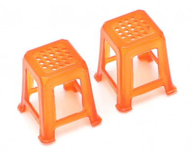 Scale Accessories - Stool (2) Red