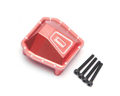 Aluminium 7075 Front/Rear Gearbox Cover Red
