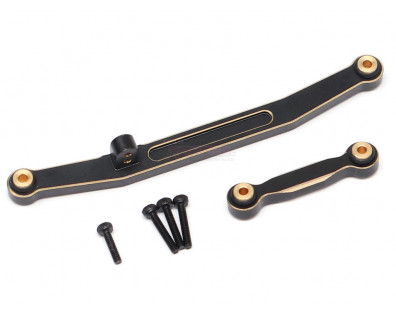 Brass Steering Links (2) for C10/Bronco/ Jeep Wrangler Black