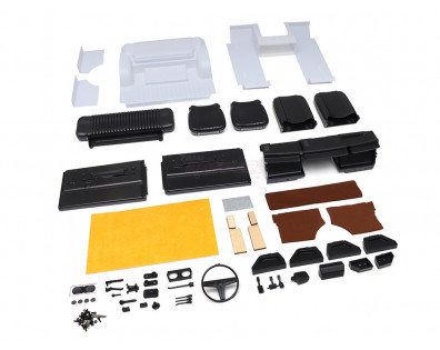 1/10 Full Package Interior Kit ( Include Rear Bench) for TRC/302457 Rover Gen 1 SUV 313mm Hard Body
