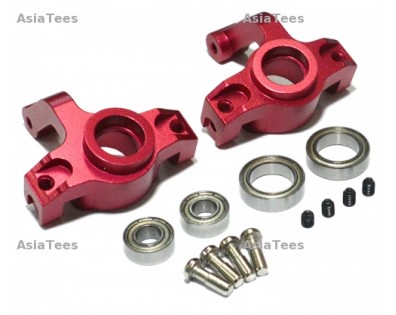 Aluminum Front Knuckles -1 Pair Red