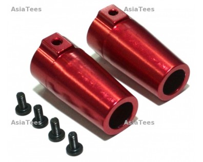 Aluminum Rear Knuckles -1 Pair  Red