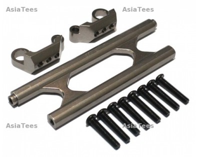Aluminum Rear Upper Brace Set - Gun Metal
