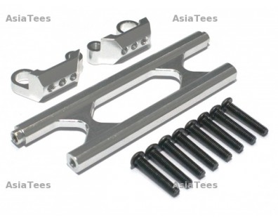 Aluminum Rear Upper Brace Set - Silver