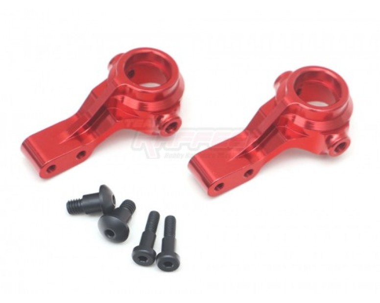 Aluminum Front Knuckle Arm (2) Red
