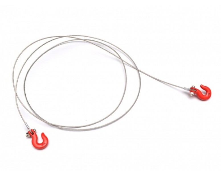 1/10 Scale RC Alloy Winch Hook And Wire Rope (Large)