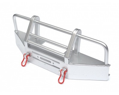 Front Bull Bar with Towing Hooks For D90/D110 Silver