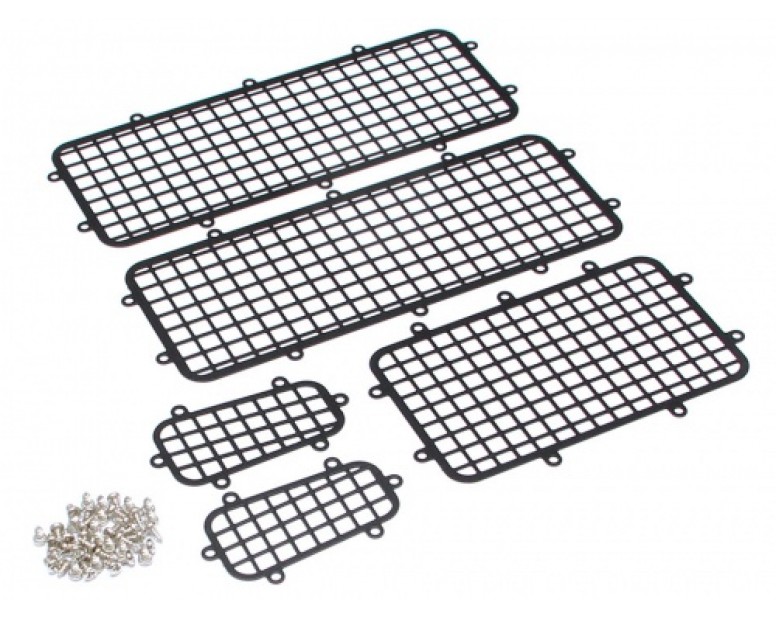 Stainless Steel Side Window Mesh Guard Protective Net 1 Set