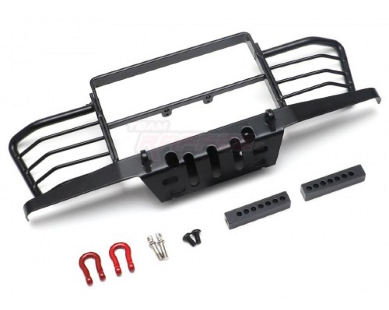 Metal Front Bumper w/ Towing Hooks For D90 D110 TRX4 Defender