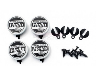 Hella Scale Round Rally 3000 Light w/ Mount (4)  