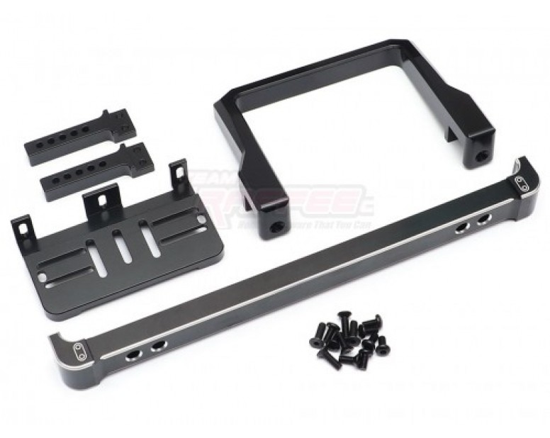 Front Aluminium Bumper w/ Removable Bull Bar & Winch Plate for TRX4 Defender