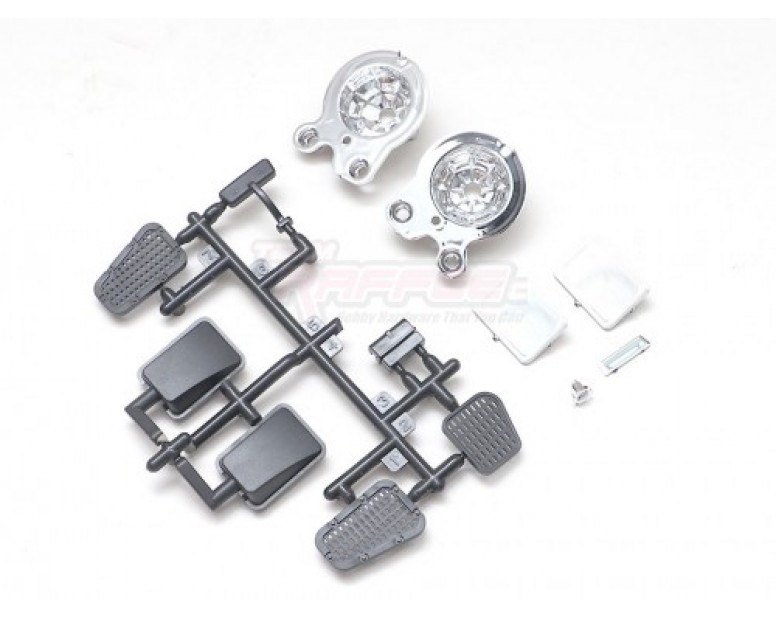 Chrome Accessories Parts Tree Q for TRC D110/D90 Defender Pickup Truck Hard Body