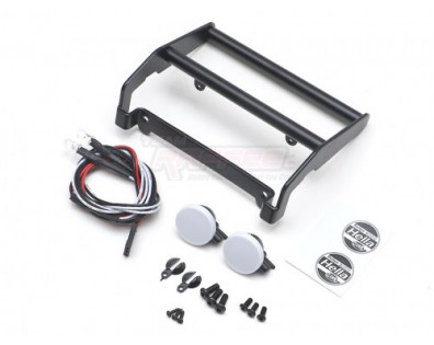 CNC Aluminum Front Bumper with LED for Ford Bronco Black