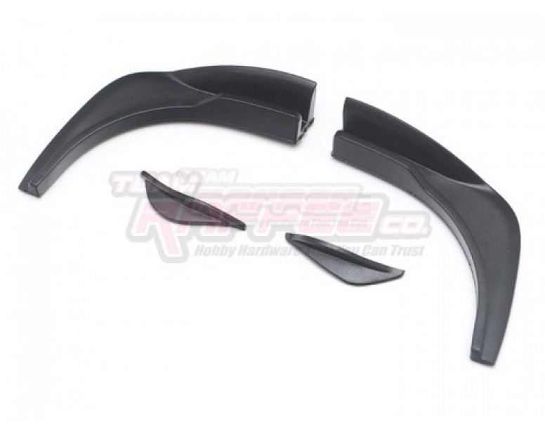 1/10 Scale Accessories Front Side Fins/Splitter for Drift Bodies