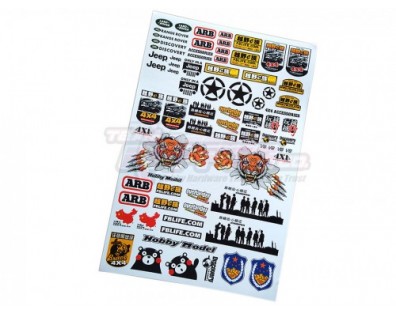 1/10 Scale Sticker Decal G
