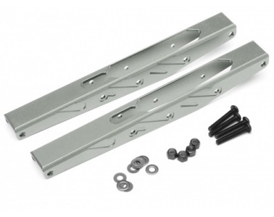 Aluminum Rear Links Stiffeners (2) Silver