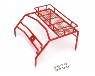 Roof Luggage Rack For 1/10 AMG Benz 4x4 Truck Red