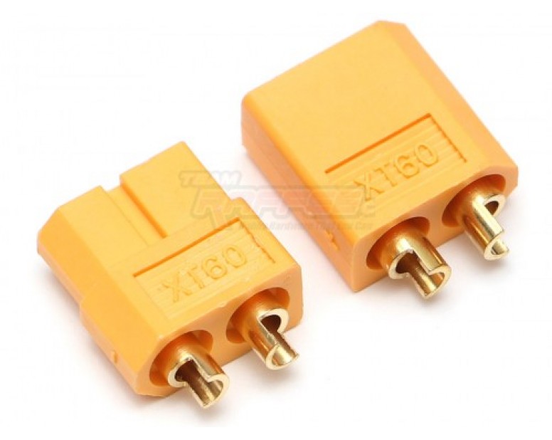 XT60 Connector Male & Female (1 pair) Yellow