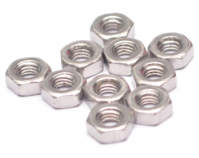 304 Stainless Steel Hex Nuts M3 (10)